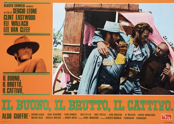 Fotobusta 5 per il film Il buono, il brutto, il cattivo (1966)