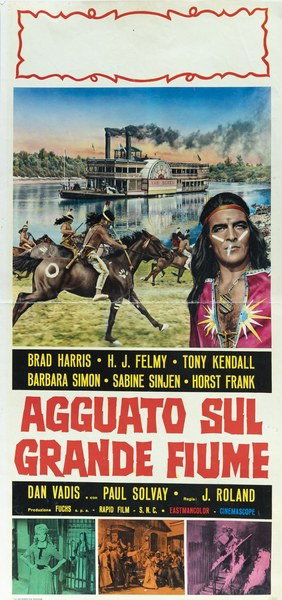 The Pirates of the Mississippi - Lobby Card 1