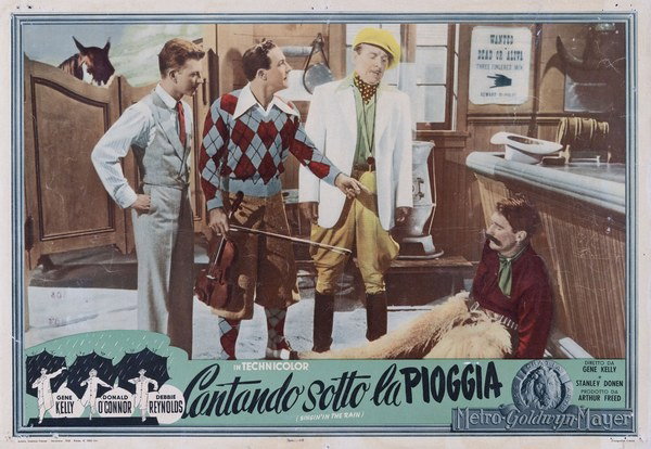 Fotobusta 2 per il film Cantando sotto la pioggia (1952)