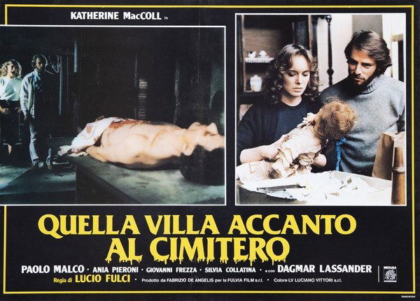 Fotobusta 5 per il film Quella villa accanto al cimitero (1981)