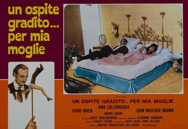 Lobby Card 4 for the film King, Queen, Knave (1972), painted by Luciano Crovato