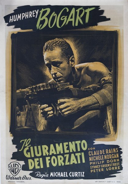 Manifesto 2 per il film Il giuramento dei forzati (1944)