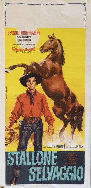 Lo stallone selvaggio - Locandina 1