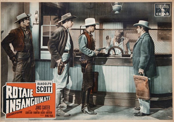 Fotobusta 3 per il film Rotaie insanguinate (1951)