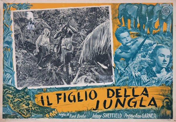 Lobby Card 3 for the film Bomba, the Jungle Boy (1949)