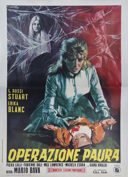 Poster 2 for the film Operazione paura (1966), painted by Averardo Ciriello