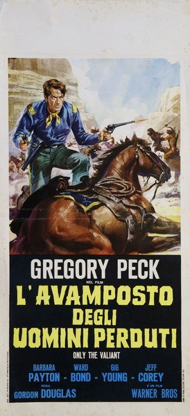 Locandina 3 for the film Only the Valiant (1951), painted by Renato Casaro (Renè)
