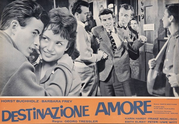 Fotobusta 5 per il film Endstation Liebe (1958)
