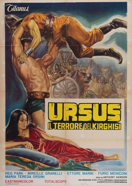 Manifesto 2 per il film Ursus, il terrore dei kirghisi (1964)