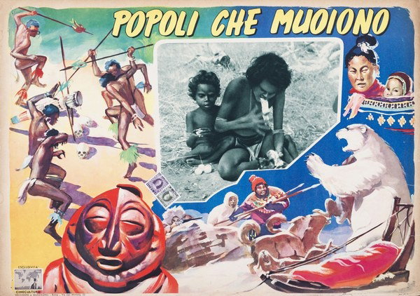 Fotobusta 5 per il film Popoli che muoiono (1955)