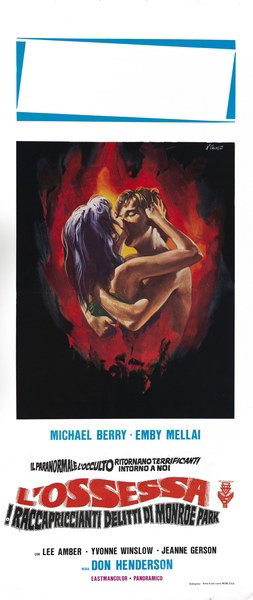 Locandina 3 for the film The Touch of Satan (1971), painted by Luciano Crovato