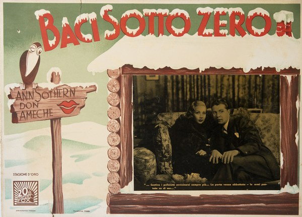 Lobby Card 2 for the film Baci sotto zero (1937)