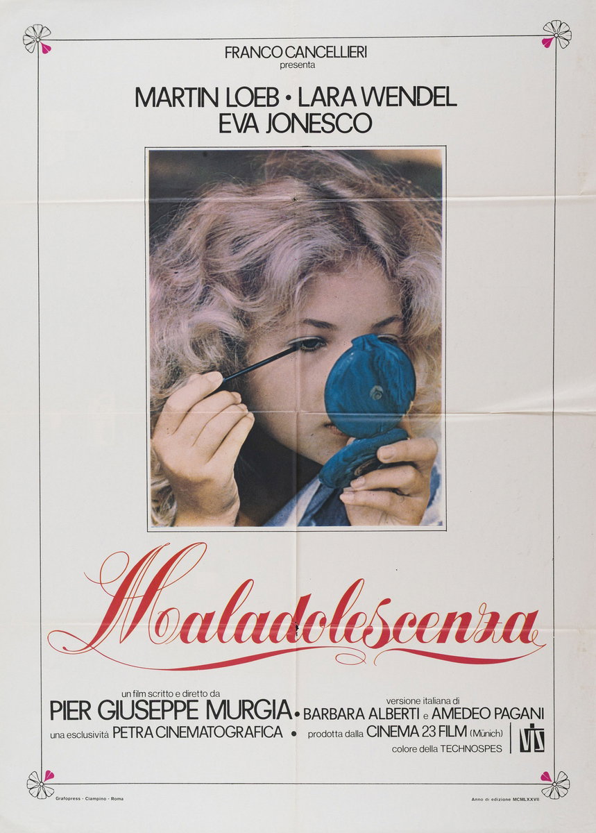 Manifesto 2 per il film Maladolescenza (1977)