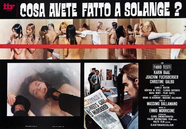 Fotobusta 3 per il film Cosa avete fatto a Solange? (1972)