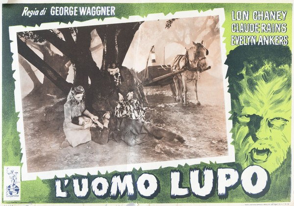 Fotobusta 3 per il film L'uomo lupo (1941)