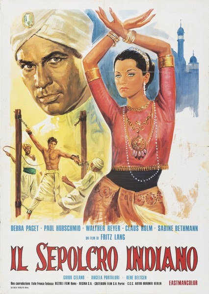 Poster 2 for the film The Indian Tomb (1959)