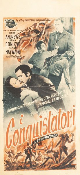 Locandina 2 per il film I conquistatori (1946)