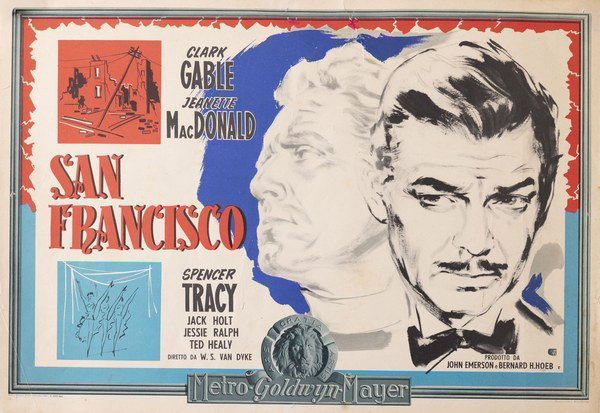 Fotobusta 3 per il film San Francisco (1936)