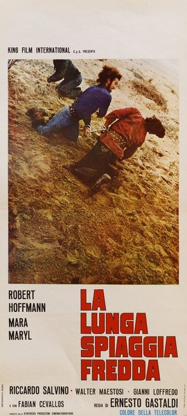 The Lonely Violent Beach - Lobby Card 1