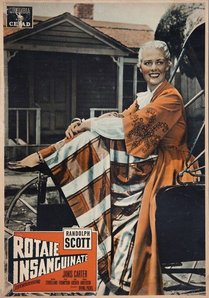 Lobby Card 5 for the film Rotaie insanguinate (1951)