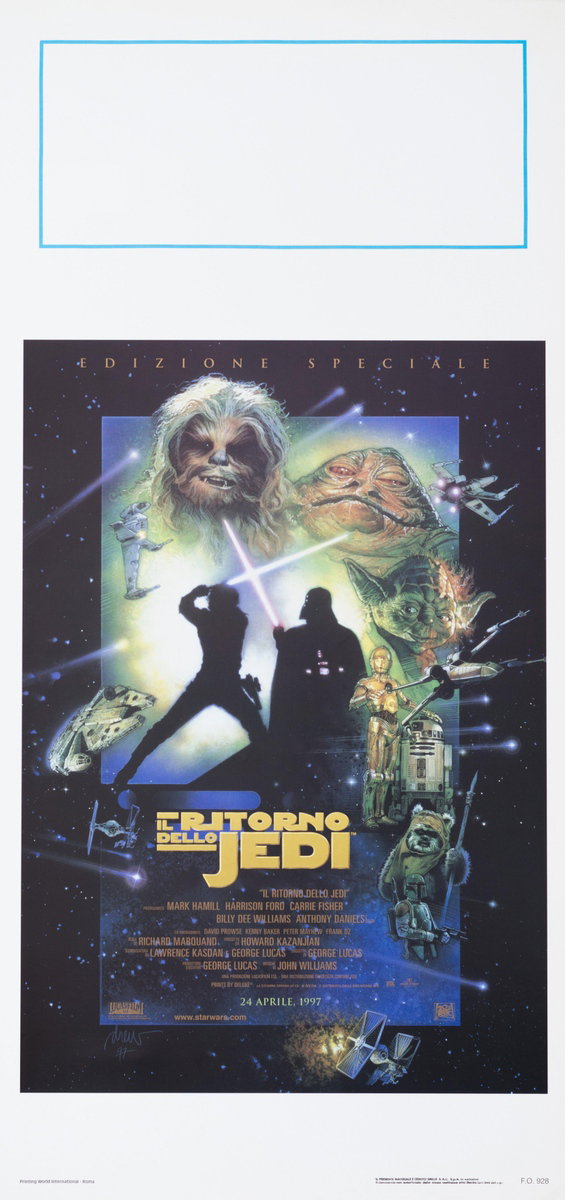 Locandina 2 per il film Il ritorno dello Jedi (1983)
