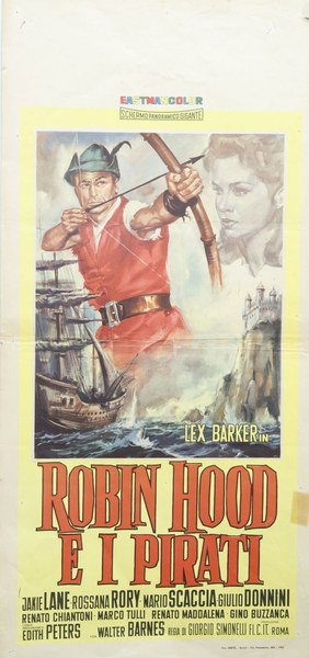 Robin Hood and the Pirates - Lobby Card 1