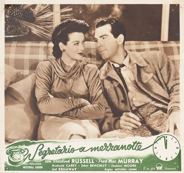 Lobby Card 2 for the film Segretario a mezzanotte (1942)