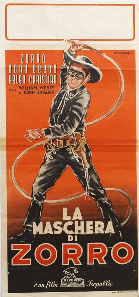 Zorro Rides Again - Lobby Card 1