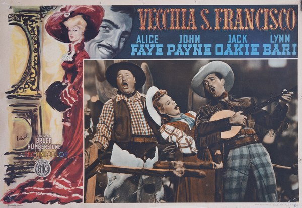 Fotobusta 4 per il film Vecchia San Francisco (1943)