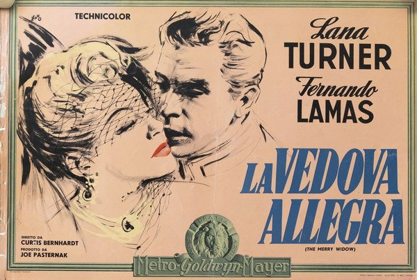 La vedova allegra - Fotobusta 1