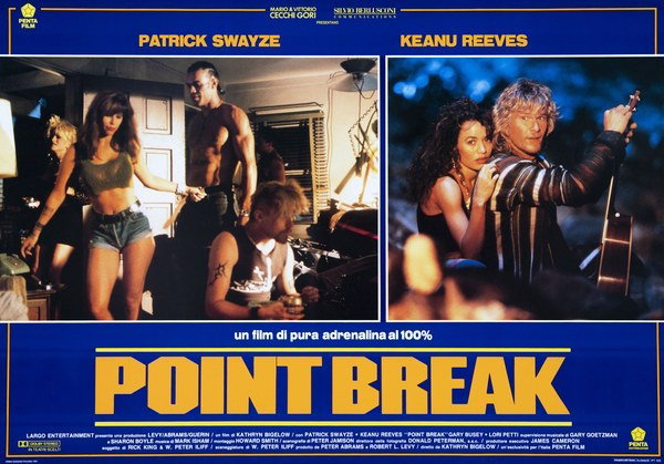 Fotobusta 3 per il film Point Break - Punto di rottura (1991)