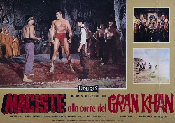 Lobby Card 3 for the film Samson and the 7 Miracles of the World (1961)