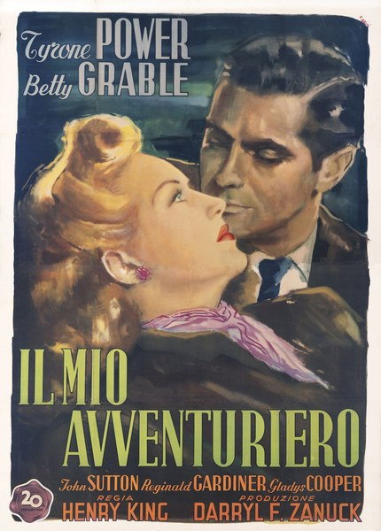 Il mio avventuriero - Manifesto 1