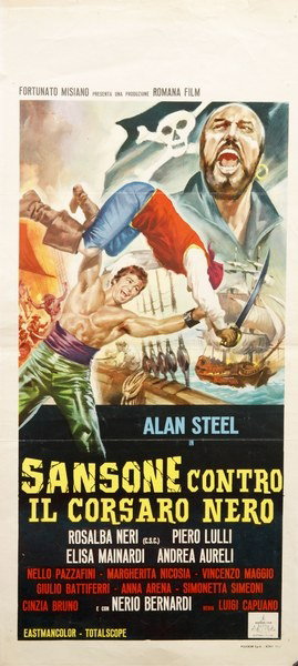 Locandina 2 for the film Hercules and the Pirates (1964)