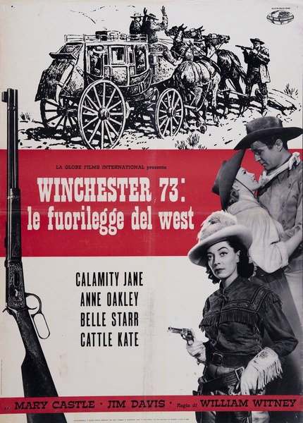 Manifesto 2 per il film Winchester '73 - Le fuorilegge del West (1962)