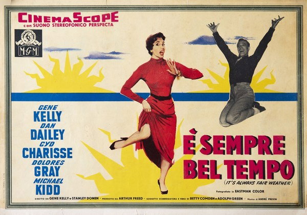 Fotobusta 2 per il film È sempre bel tempo (1955)