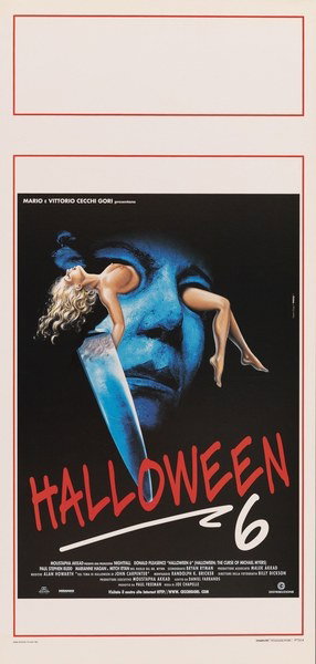 Locandina 1 per il film Halloween 6 - La maledizione di Michael Myers (1995), dipinto da Petrollo Massimo (Maxy)