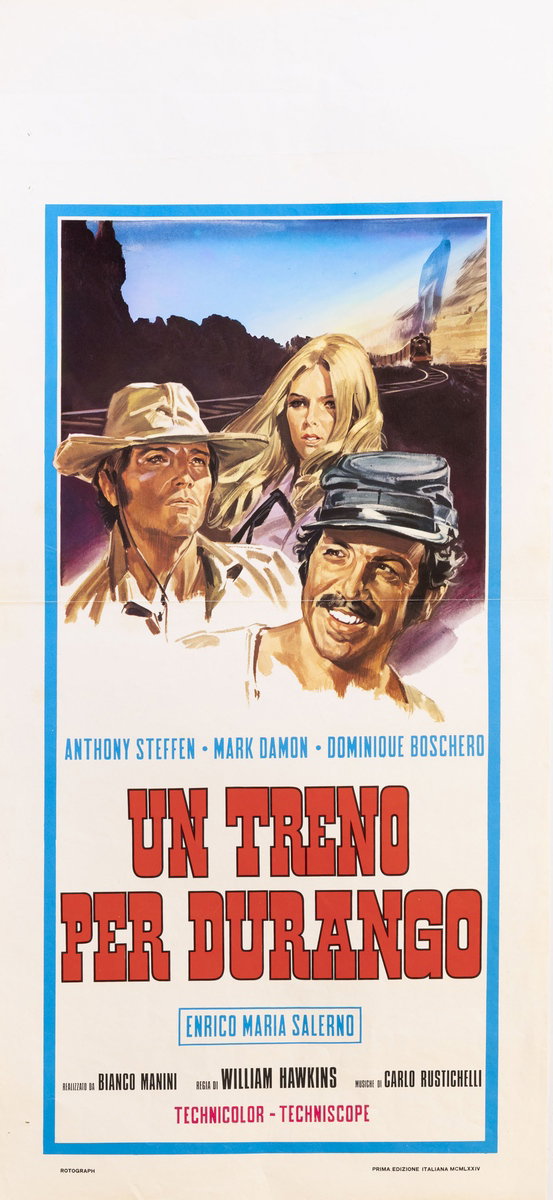 Locandina 2 per il film Un treno per Durango (1968)