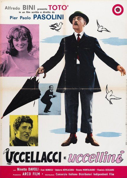 Poster 5 for the film The Hawks and the Sparrows (1966)