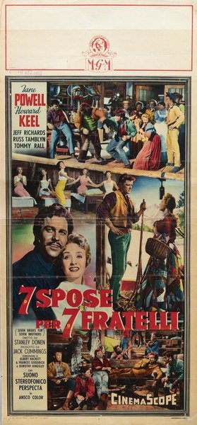 Locandina 3 per il film Sette spose per sette fratelli (1954)