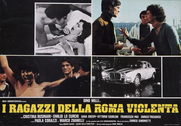 Lobby Card 4 for the film The Children of Violent Rome (1976)