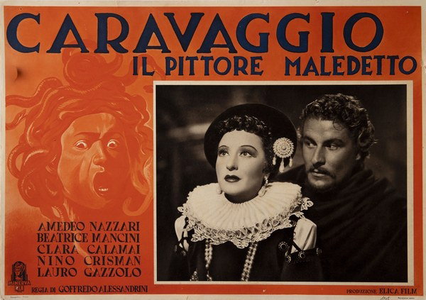 Lobby Card 2 for the film Caravaggio, il pittore maledetto (1941)