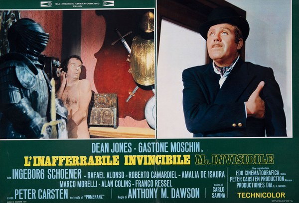 Lobby Card 8 for the film L'inafferrabile, invincibile Mr. Invisibile (1970)