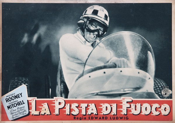 Fotobusta 3 per il film La pista di fuoco (1949)