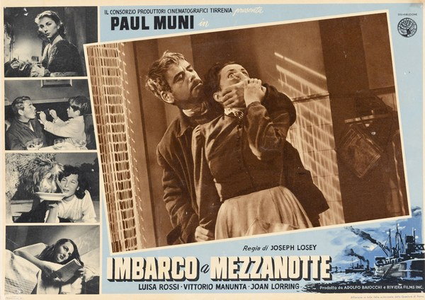 Imbarco a mezzanotte - Fotobusta 1