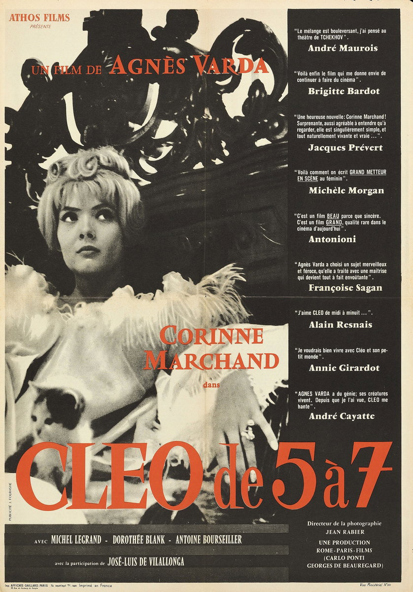 Manifesto 3 per il film Cleo dalle 5 alle 7 (1962)