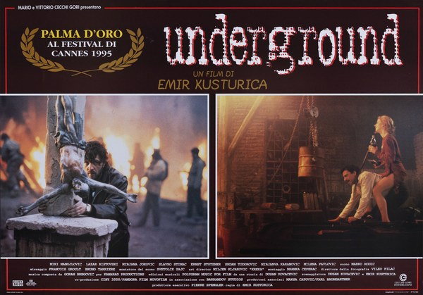 Fotobusta 4 per il film Underground (1995)