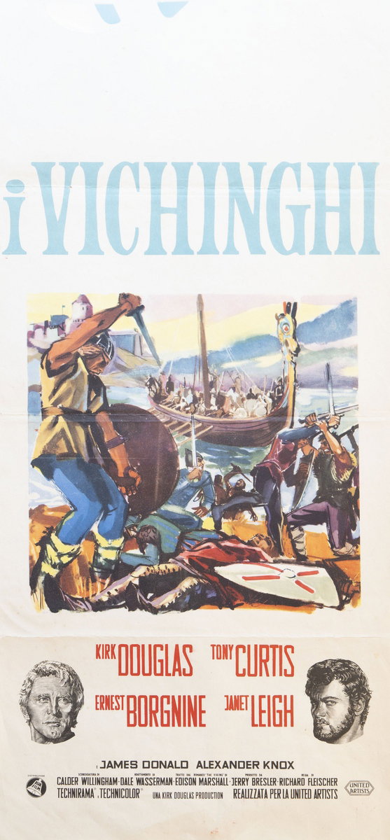Locandina 3 per il film I vichinghi (1958)