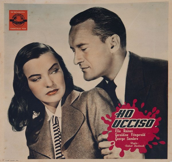 Fotobusta 2 per il film Io ho ucciso! (1945)