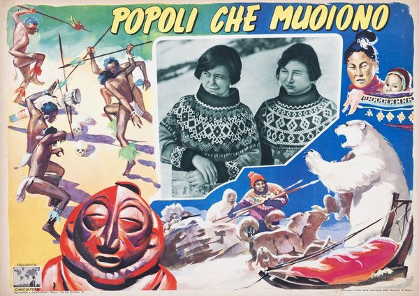 Fotobusta 3 per il film Popoli che muoiono (1955)